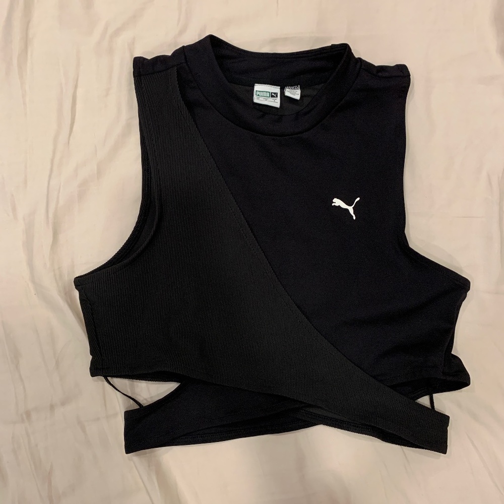 Women Puma Athletic Halter Sport Top size L